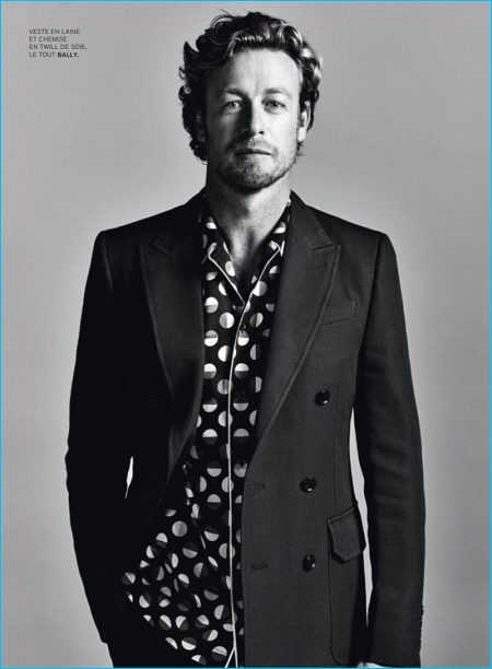 Simon Baker is the Ultimate Gentleman for L’Express Styles Cover Story ...