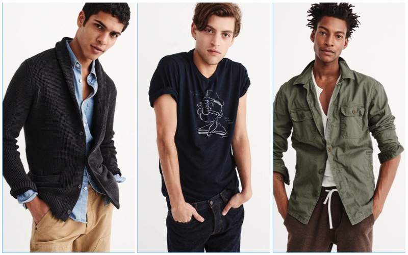 abercrombie and fitch mens clothing