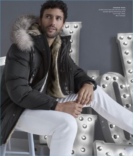 Zero Chill: Noah Mills Checks Into Winter with Bloomingdale's – The ...