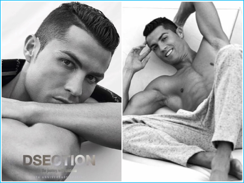 REMEMBERING HOW CRISTIANO RONALDO LOOKED SO EFFORTLESS AMAZING ON THE COVER  OF DSECTION 5TH ANNIVERSARY