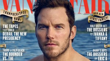 Chris Pratt Shirtless Vanity Fair February 2017 Cover