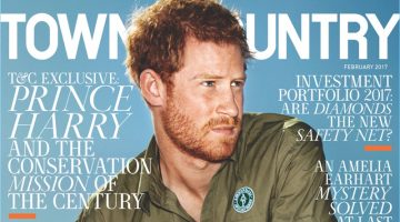 Prince Harry 2017 Town Country Cover