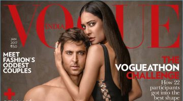 Vogue India 2017 Cover Hrithik Roshan Lisa Haydon