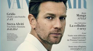 Ewan McGregor covers the February 2017 issue of Vanity Fair Italia.