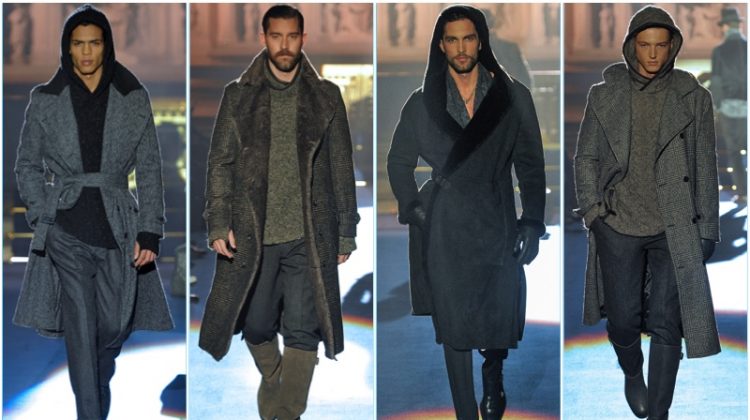 Joseph Abboud presents its fall-winter 2017 men's collection during New York Fashion Week: Men.