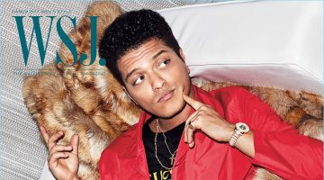 Bruno Mars covers the March 2017 issue of WSJ. magazine.