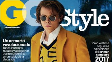 Charlie Heaton covers the spring 2017 issue of GQ Style México.