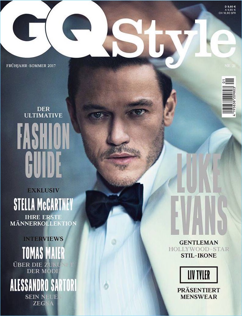 Luke Evans Goes Sartorial for GQ Style Germany Cover