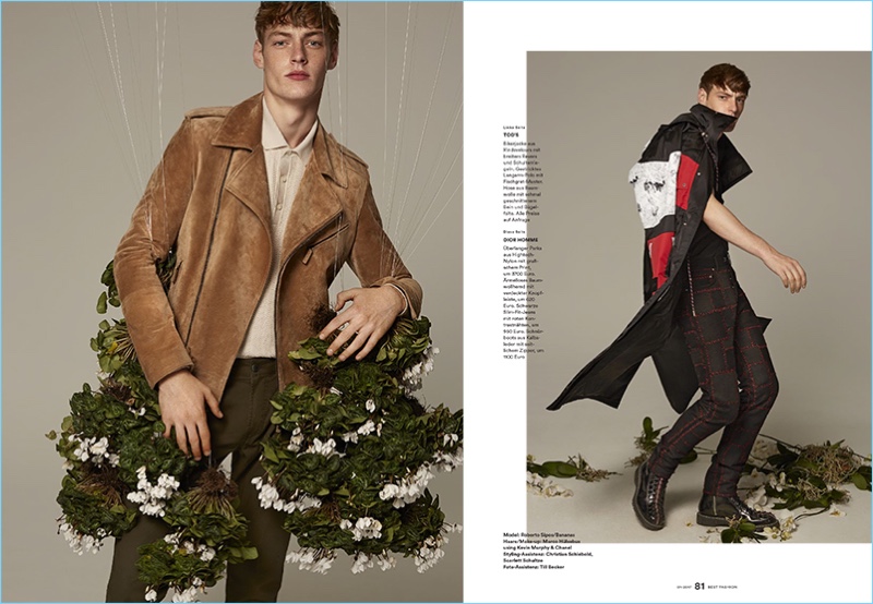 Spring Takes Root: Roberto Sipos Stars in Best Fashion Cover Shoot ...