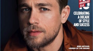 Charlie Hunnam covers the April/May 2017 issue of Da Man.