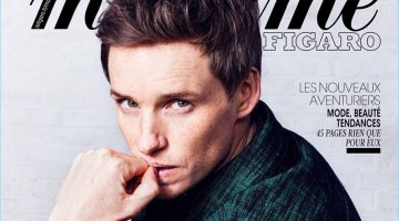 Eddie Redmayne covers a special hommes issue of Madame Figaro.