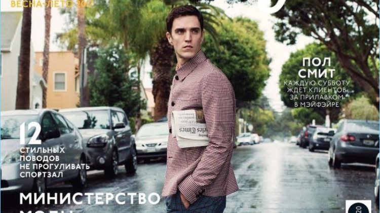 Josh Beech covers the spring-summer 2017 issue of GQ Style Russia.