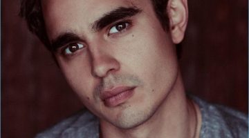 Max Minghella covers the April 2017 issue of DuJour magazine.