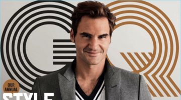 Roger Federer covers the April 2017 issue of GQ.