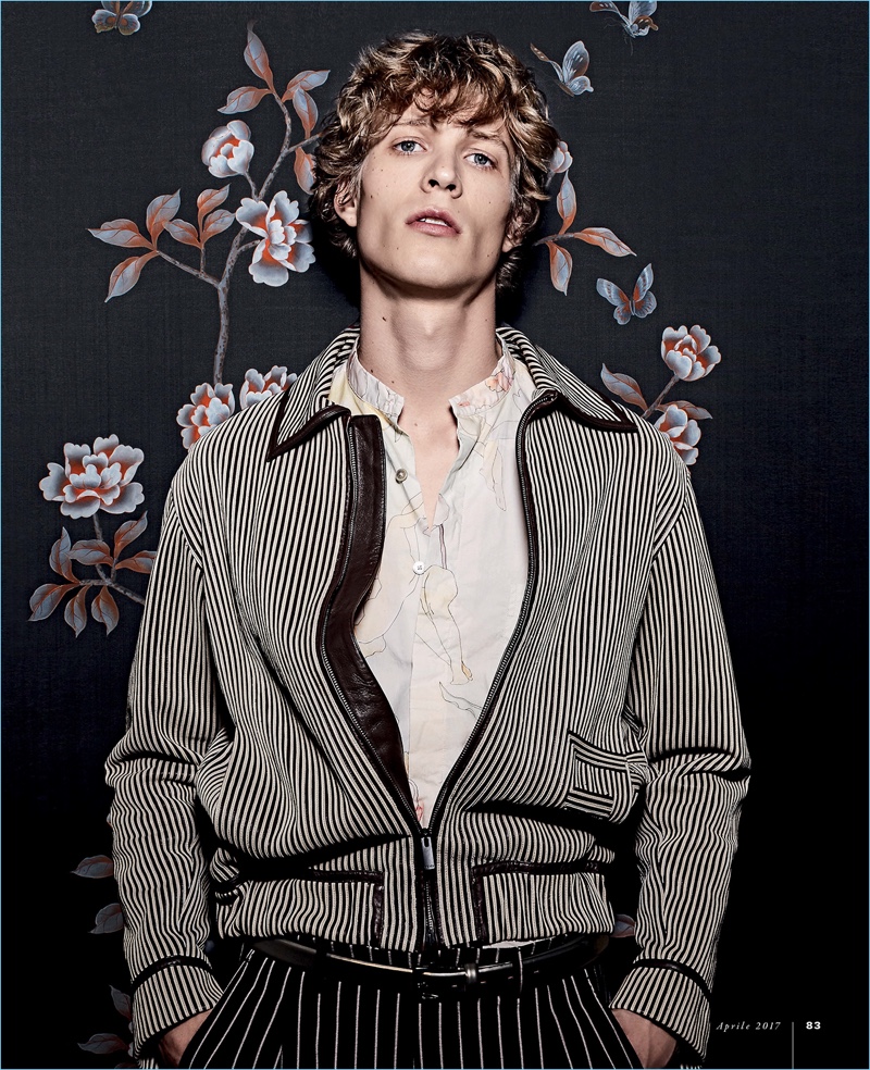 Lord of the Prints: Sven de Vries Does Dandy Style for Gentleman Cover ...