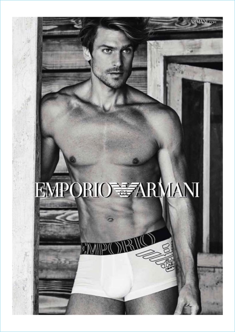 Jason Morgan Stars in Emporio Armani Spring/Summer 2015 Underwear