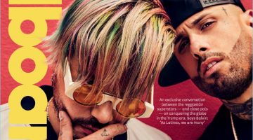 J Balvin and Nicky Jam covers the most recent issue of Billboard magazine.