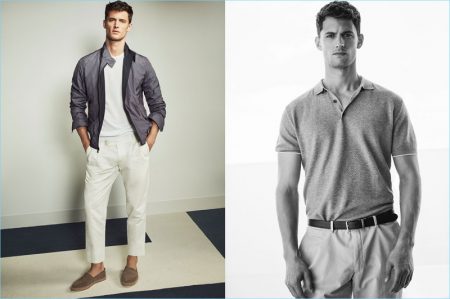 Azure Vibes: Garrett Neff Models Blue Styles for Massimo Dutti – The ...