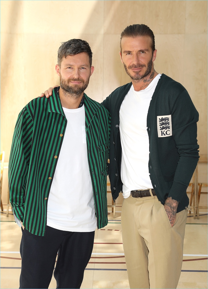 Photo : David Beckham pose pour la nouvelle ligne de vêtements pour la  marque H&M. - Purepeople