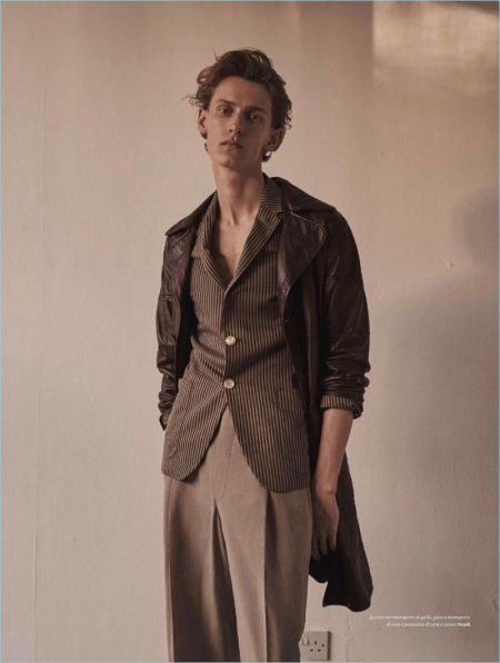 The Art of Summer: Emil Andersen in Fendi for L'Officiel Hommes Italia ...