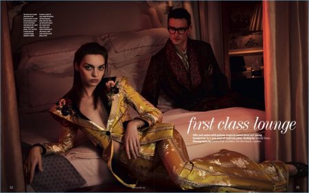 First Class Lounge: Jacob Coupe Stars in How to Spend It Cover Story ...