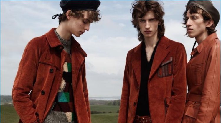 L'Officiel Hommes Italia puts the spotlight on Prada's fall-winter 2017 collection.