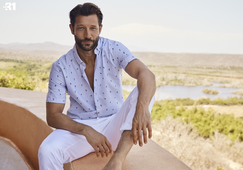 John Halls Wears Vacation Styled Fashions for Simons – The Fashionisto