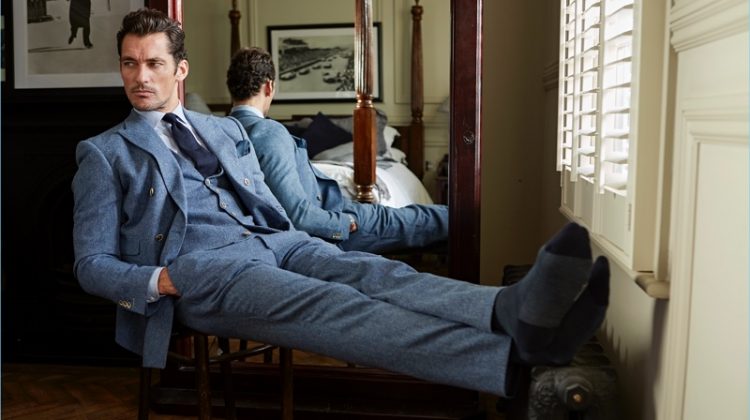 David Gandy appears in an image for London Sock Co.