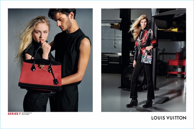 Jaden Smith dons signature red slogan bag in Louis Vuitton event