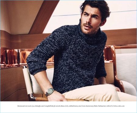 Jacey Elthalion Models Fall Yachting Style for Boat International – The ...