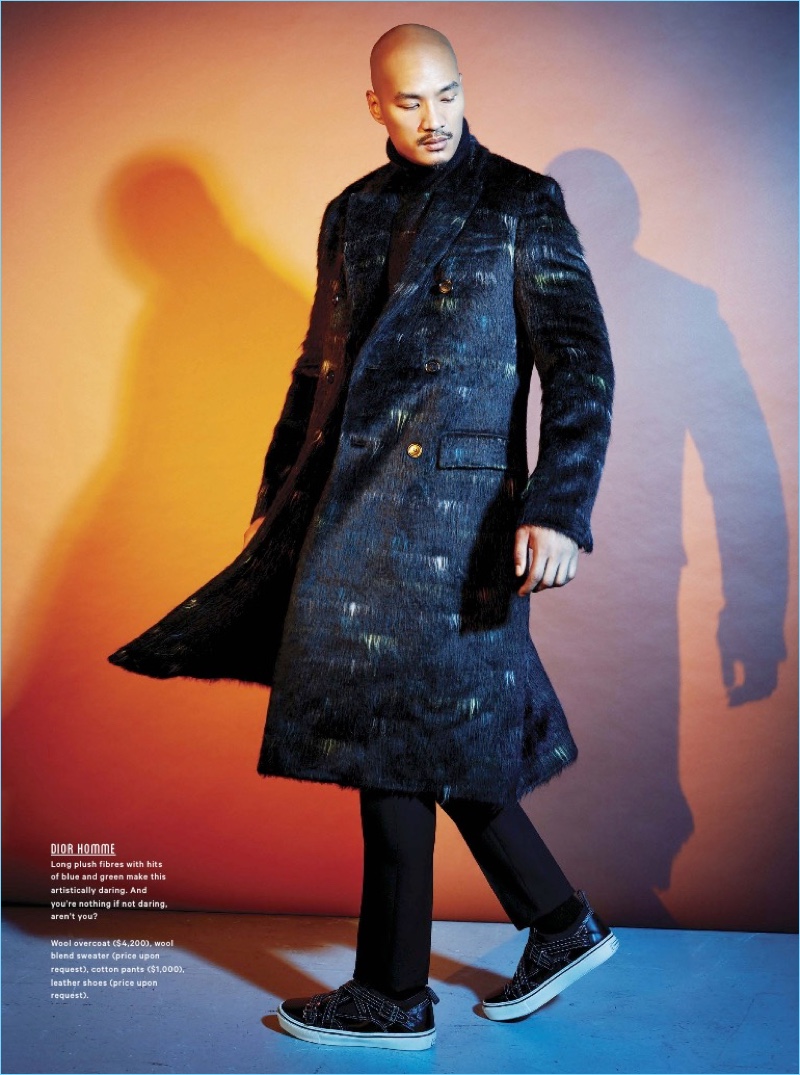 Fully Coated Paolo Roldan Is Dashing In Fall Fashions For Sharp The Fashionisto