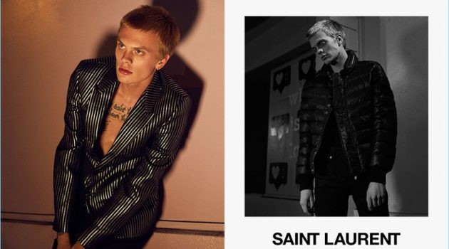 Forward highlights fall-winter 2017 fashions by Saint Laurent.