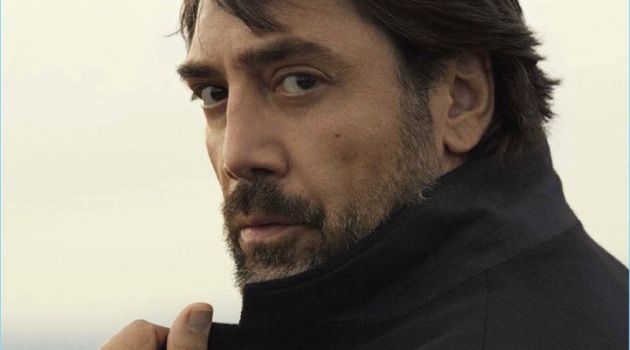 Javier Bardem covers the September 2017 issue of L'Uomo Vogue.