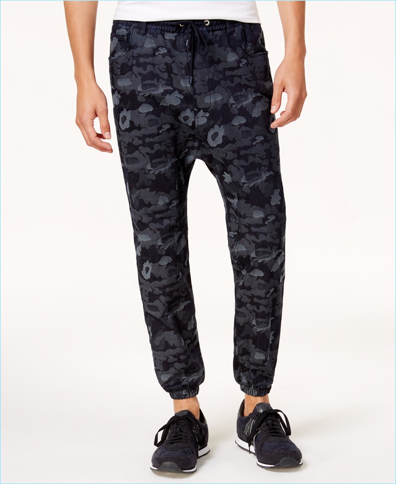 Armani Exchange Men's Camo Jogger Pants