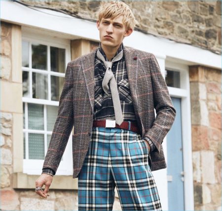 Tartan Road: Dylan Moran for ICON Panorama – The Fashionisto