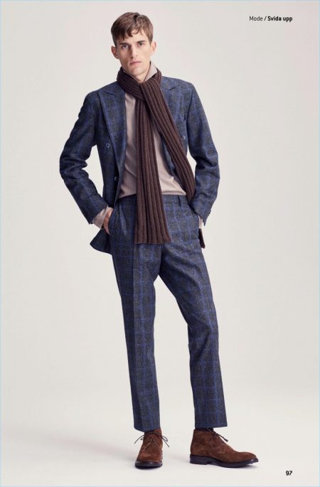 Gabriel Gronvik Dons Elegant Suits for King Magazine – The Fashionisto