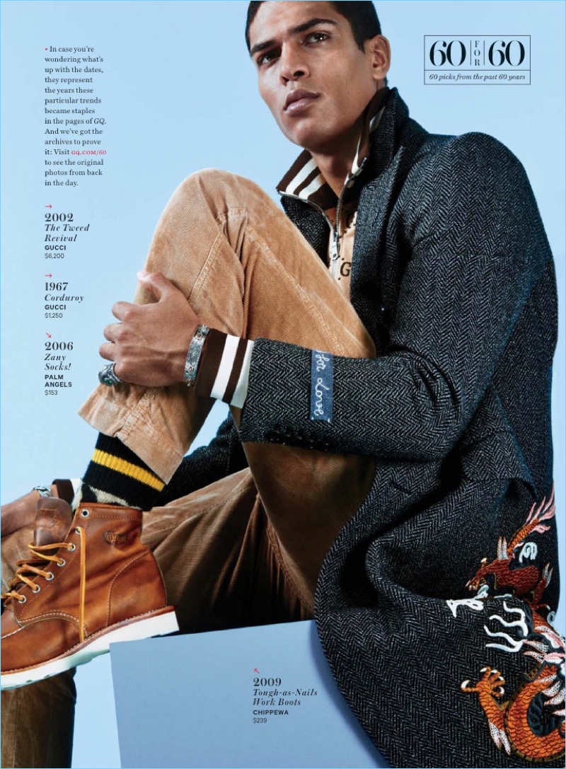 60 for 60: Geron McKinley Models Fall Must-Haves for GQ – The Fashionisto