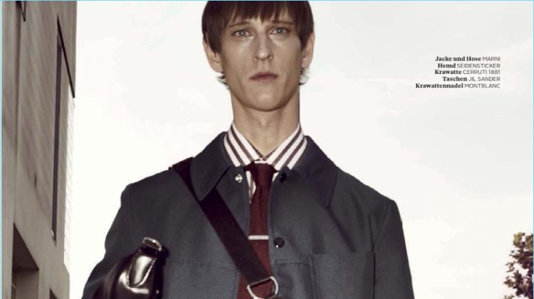 Isabelle Thiry styles for a Louis Vuitton Special of L'Officiel Hommes!