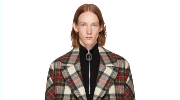 Stella McCartney Red Tartan Coat