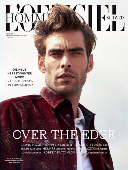 Jon Kortajarena | L'Officiel Hommes Switzerland | 2017 Cover Photo Shoot