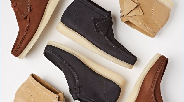 Barneys x Clarks Nubuck Wallabee Boots