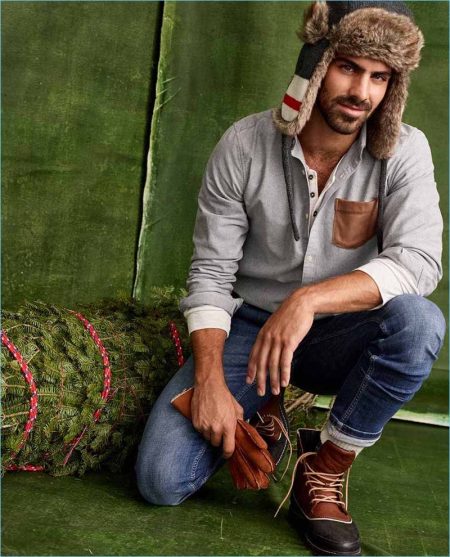 Nyle DiMarco | Simons | Holiday 2017 | Men's Catalog