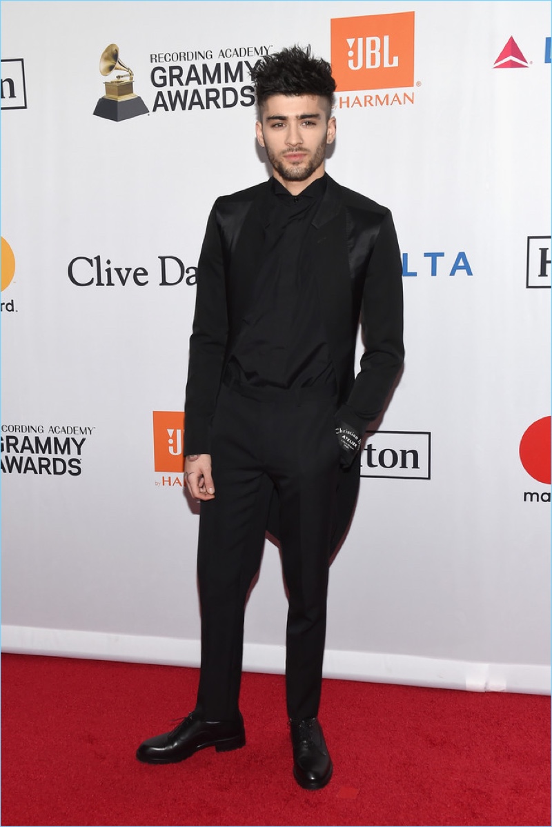 Zayn Malik 2018 Grammy Awards Style Richard James Suit 