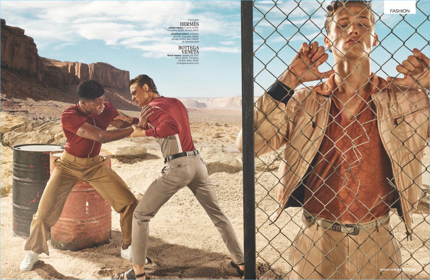 British GQ Spring 2018 Men's Collections Editorial Mariano Vivanco