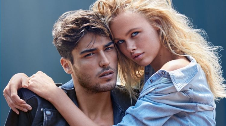 Alessandro Dellisola fronts the fragrance campaign for Guess 1981 Indigo.