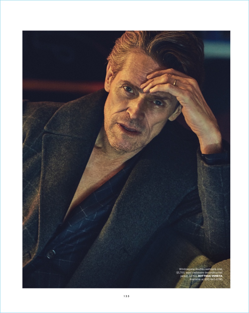 Willem Dafoe | Essential Homme | 2018 | Cover | Photo Shoot | The