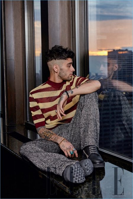 Zayn Malik Elle India 2018 Cover Photo Shoot 