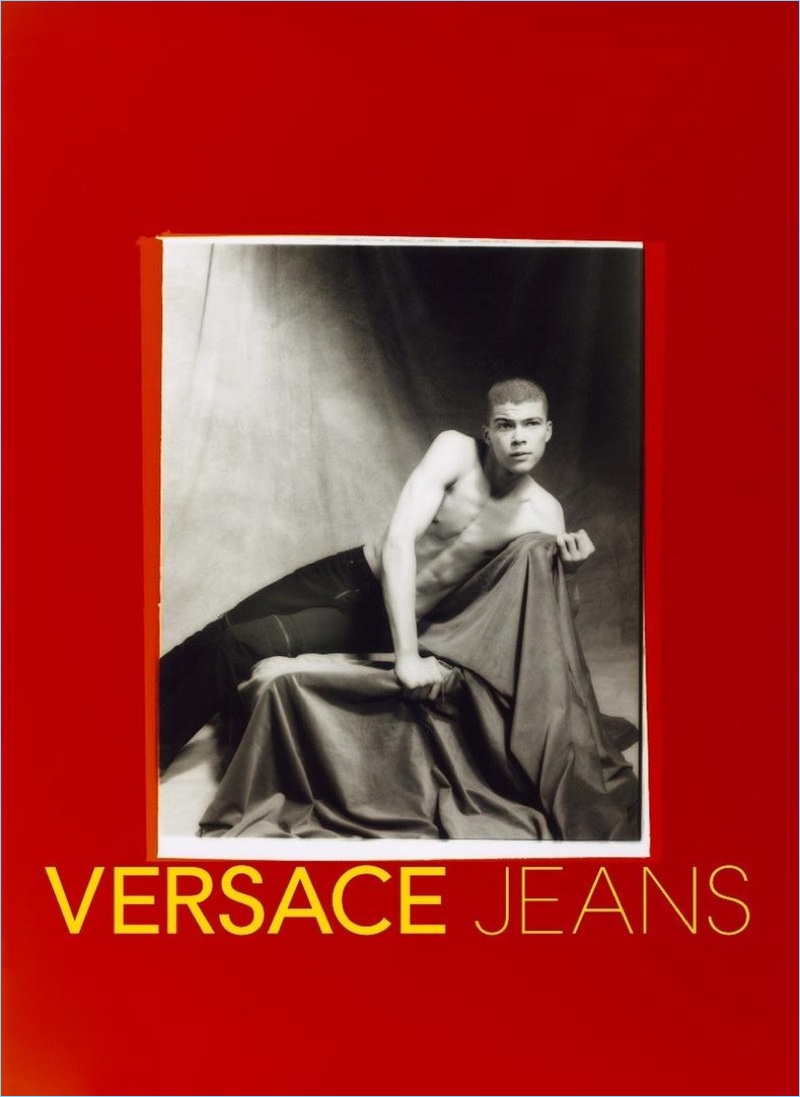Leonard Mushiete stars in Versace Jeans' spring-summer 2018 campaign.
