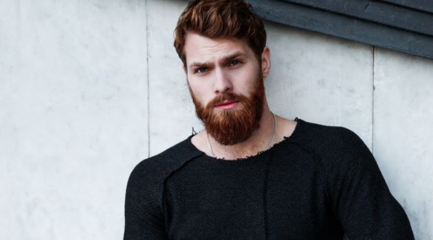 Red Bearded Handsome Man