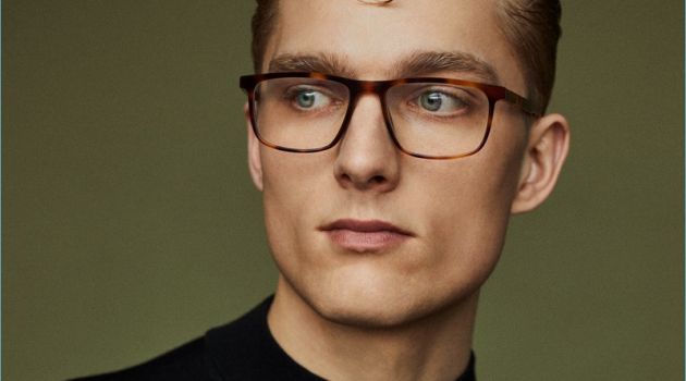 Nicklas Kingo wears Ørgreen Optics' Rob glasses from its Minimal Vintage collection.